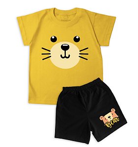 Conjunto Verão Bear Nº 1/ 2/ 3/ 4 Malha Algodão