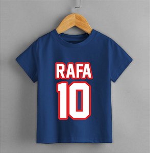 Camiseta Infantil Personalizada Team Malha Algodão