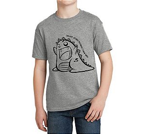 Camiseta Infantil Dino Nº 6 ao 14 Malha 100% Algodão
