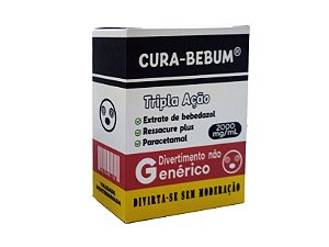 5 Caixinhas Cura Bebum (tarja Preta) para Kit Ressaca