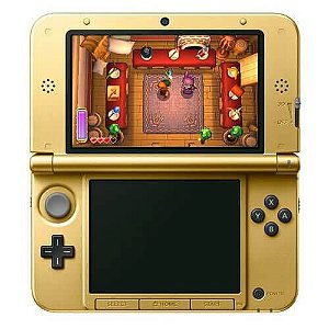 Console Nintendo 3DS XL Edição Limitada (The Legend of Zelda) Seminovo – Dourado
