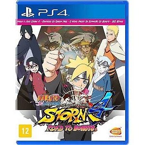 Naruto Shippuden Ultimate Ninja Storm 4 Road To Boruto Seminovo - PS4