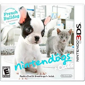Nintendogs + Cats: French Bulldog SEMINOVO – 3DS