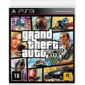 Jogo Grand Theft Auto V - GTA 5 - para Playstation 3 - Seminovo