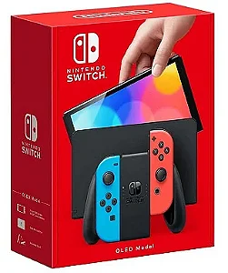 Console Nintendo Switch Oled 64gb Neon Destravado 256gb Seminovo - Nintendo