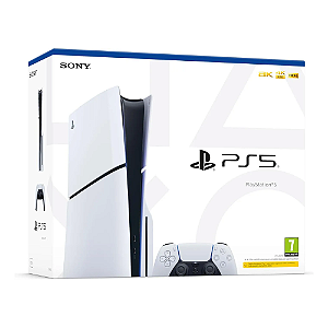 Console PS5 Slim Playstation 5 Slim 1TB  Com Leitor - PS5