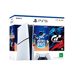 Console PS5 Slim Playstation 5 Slim 1TB + Gran Turismo 7 + Astrobot - PS5