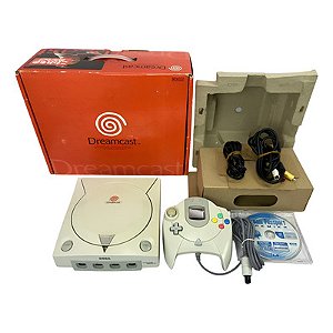 Console Sega Dreamcast Seminovo Impecável na Caixa - Sega Dreamcast