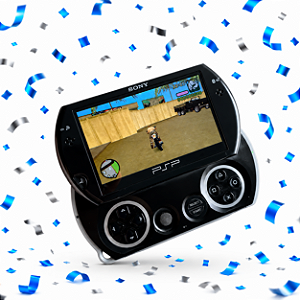 Console PSP GO CIB Seminovo 16Gb Destravado - Sony