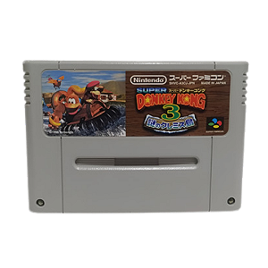 Donkey kong country 3: Dixie Kong’s Double Trouble! - Super Famicom cartucho original