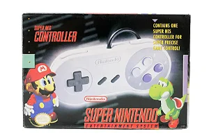 Controle Original Super Nintendo NES - Seminovo Com caixa