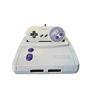 Super Nintendo baby + Everdrive (Controle original, fonte original, RF original)