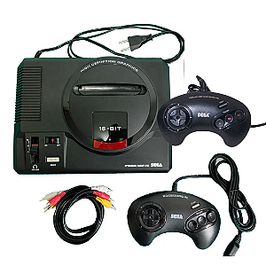 Console Mega Drive 2017 várias Roms 2 Comtroles