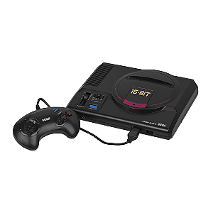 Mega Drive Tectoy Model 1600 – Console Clássico com Fonte e Controle Originais