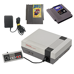 Console Nintendinho 8 Bits + Mario Bros 3 + Everdrive Seminovo - Retrô