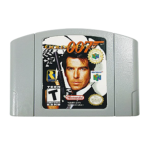 007 GoldenEye Original Nintendo 64 – Cartucho Americano – Seminovo – Testado