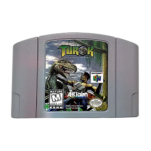 Turok: Dinosaur Hunter Original Nintendo 64 – Cartucho Americano – Seminovo – Testado