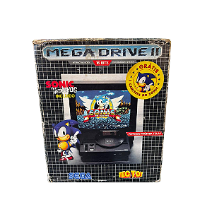 Mega Drive 2 Tectoy CIB (Completo na Caixa) – Clássico Retrô para Colecionadores