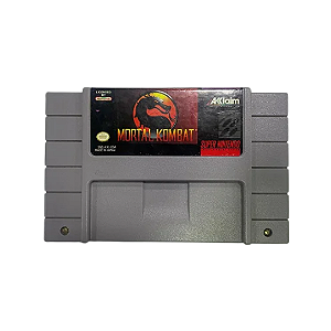 Mortal Kombat Seminovo Super Nintendo (Cartucho Paralelo)