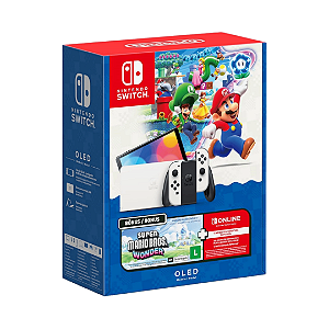 Console Nintendo Switch Oled 64gb + 128gb + Destravado Seminovo