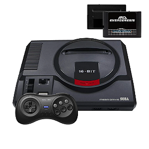 Mega Drive 1 Original + Controle 8BitDo Sem Fio + EverDrive com Jogos