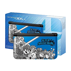 Nintendo 3DS XL Super Smash Bros. Edition – Destravado – Completo na Caixa (CIB) – Seminovo