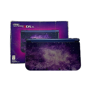 Nintendo New 3DS XL Galaxy Edition Seminovo Destravado com Caixa