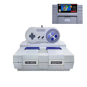 Super Nintendo + Mario Wolrd - Retro