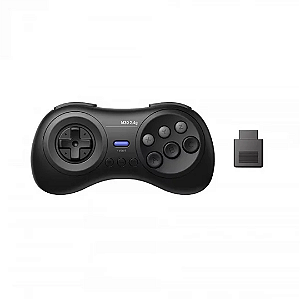 Controle 8BitDo Sem Fio para Mega Drive / Sega Genesis - Retro