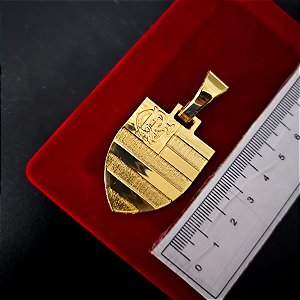 Pingente Flamengo - Banhado a Ouro 18k