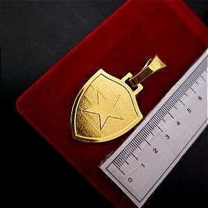 Pingente Botafogo - Banhado a Ouro 18k