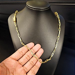 Corrente Cartier 6mm Fecho Bomba - Banhado a Ouro 18k