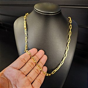 Corrente Cartier 8mm Fecho Bomba - Banhado a Ouro 18k