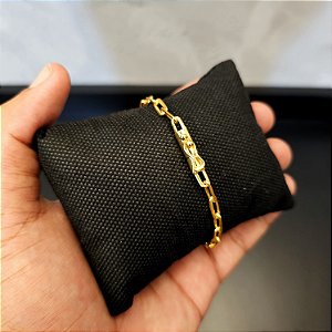 Pulseira Cartier 4mm Fecho Bomba - Banhado a Ouro 18k