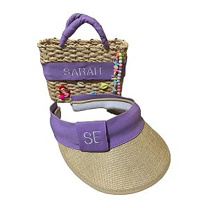Bolsa + Viseira Infantil personalizado