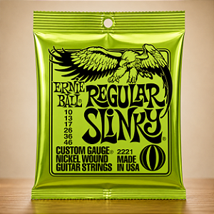 ENCORDOAMENTO PARA GUITARRA ERNIE BALL 0.10 POWER SLINK