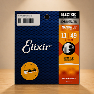 ENCORDOAMENTO 011 LIGHT P/GUITARRA 12052 ELIXIR