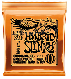 Cordas Ernie Ball 009–046 – Hybrid Slinky p/ Guitarra
