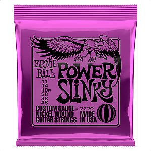 Ernie Ball Power Slinky 0.11 – Encordoamento Guitarra