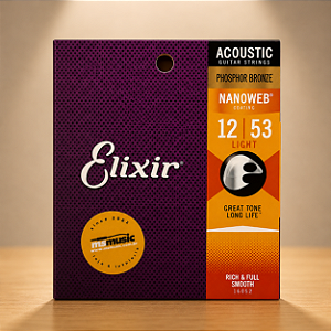 ENCORDOAMENTO 012 LIGHT PHOSPHOR BRONZE P/VIOLAO ACO 16052 ELIXIR
