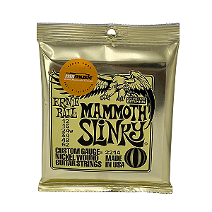 ENCORDOAMENTO 012-062 P/ GUITARRA MAMMOTH SLINKY (G ENCAPADA) NIQUEL P02214 ERNIE BALL