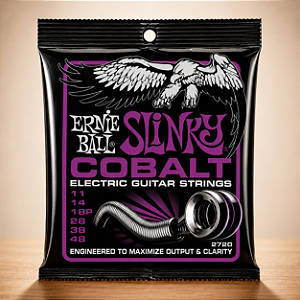 ENCORDOAMENTO 011-048 P/ GUITARRA POWER SLINKY COBALT P02720 ERNIE BALL