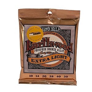 Encordoamento Violão Ernie Ball Earthwood Phosphor Bronze 010 P02150