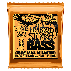 Encordoamento Baixo 4C Ernie Ball Hybrid Slinky 045