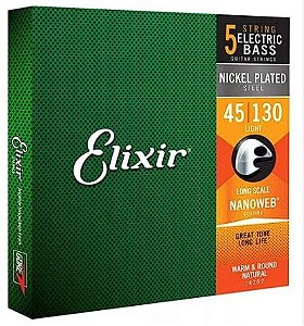 Encordoamento Baixo 5C Elixir 045 Light Long Scale
