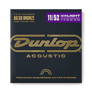 Encordoamento Dunlop 011 DAB1152 Violão Bronze 80/20