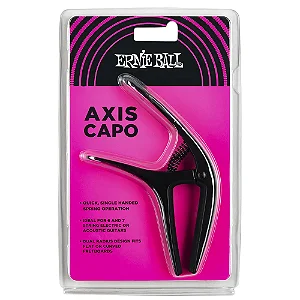 Capotraste Ernie Ball Axis P09600 – Preto p/ Guitarra e Violão