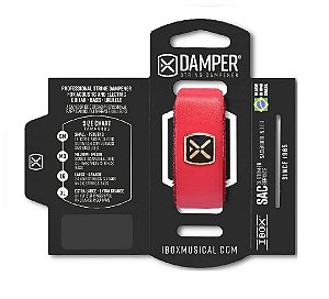 DSMD04 ABAFADOR DAMPER MD DE COURO VERMELHO