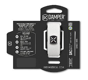 DSMD01 ABAFADOR DAMPER MD DE COURO BRANCO