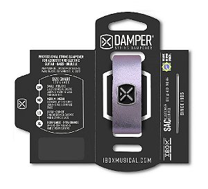 DMMD07 ABAFADOR DAMPER MD COURO ROXO METALICO